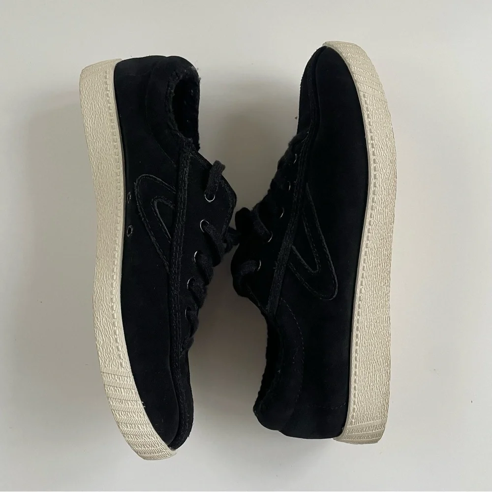 TRETORN Tretorn Nylite 35 Plus Suede Faux Fur Lined Sneaker Size 9.5